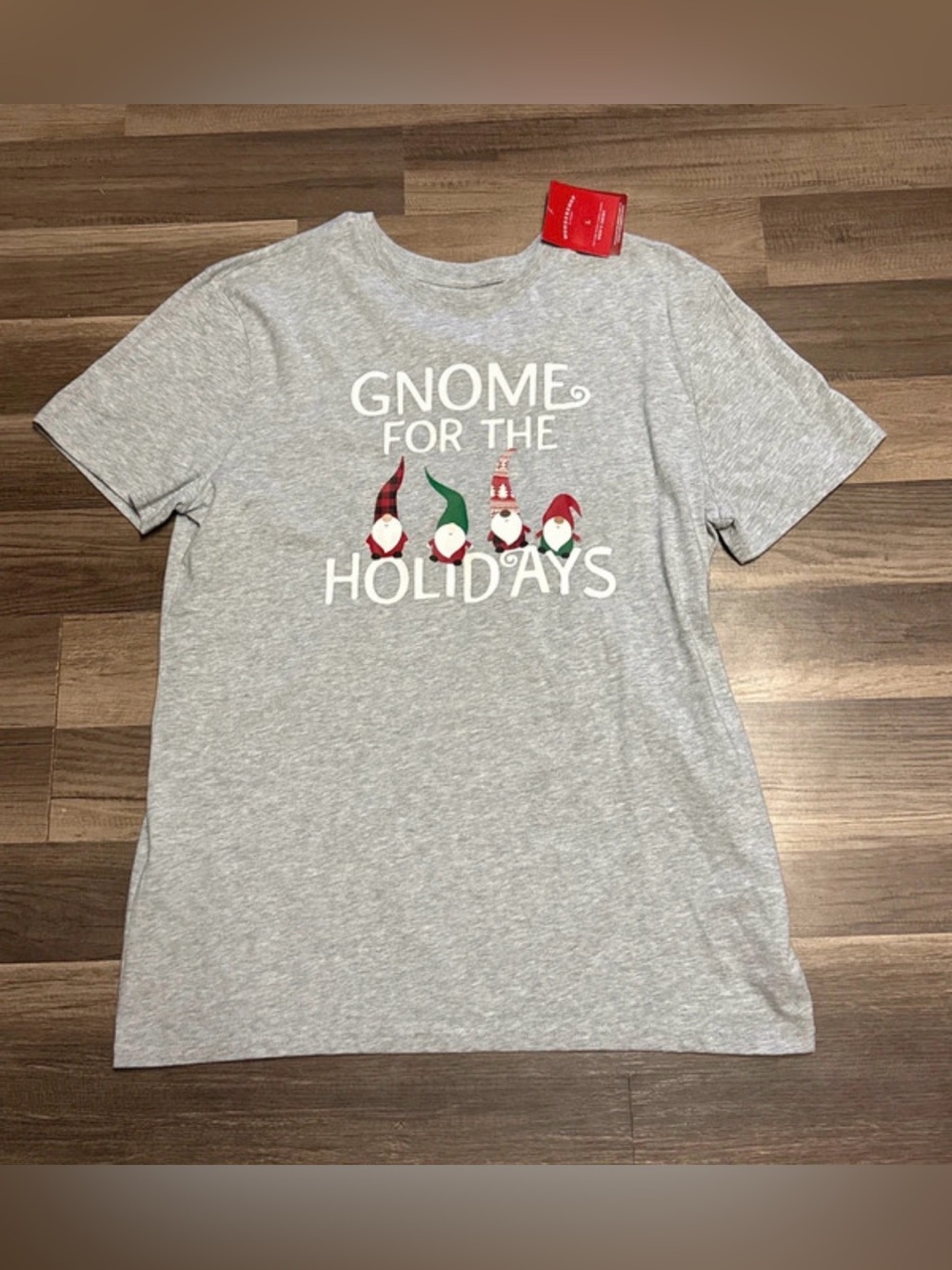 Wondershop Gray Gnome Holiday T-Shirt men’s size large